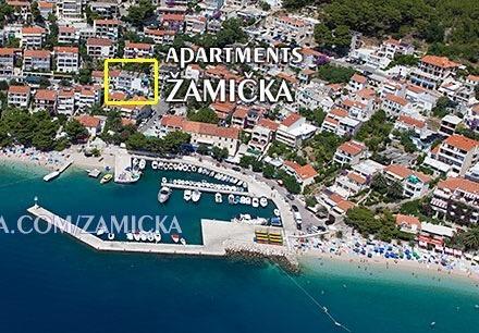 Apartments Zamicka Brela Esterno foto